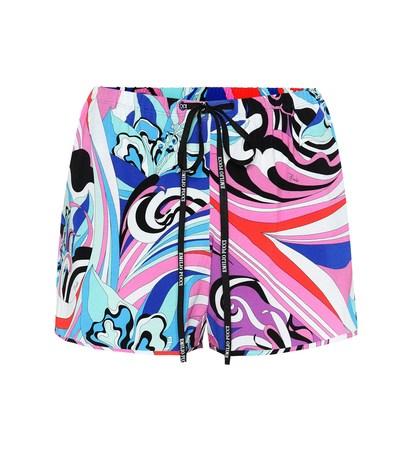Emilio Pucci Beach Printed Jersey Shorts