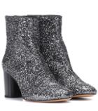 Isabel Marant Ritza Glitter-coated Ankle Boots