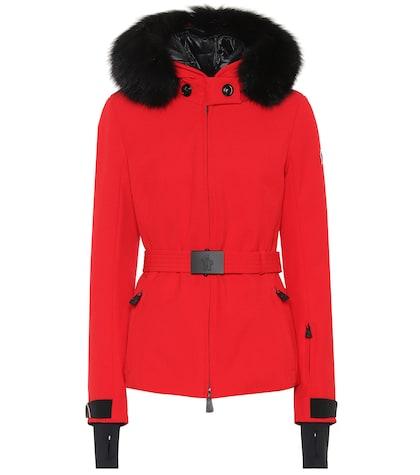 Moncler Grenoble Bauge Fur-trimmed Down Ski Jacket