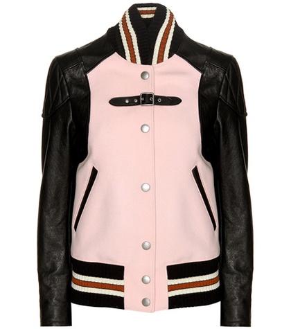 Rick Owens Wool-blend And Leather Jacket