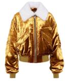 Loro Piana Velvet And Shearling Bomber Jacket
