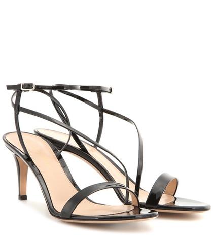 Gianvito Rossi Carlyle Patent Leather Sandals