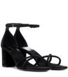 Gucci Loulou 70 Suede Sandals