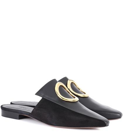 Ellery Phaius Leather Mules