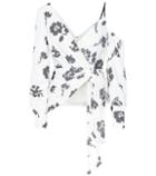 Self-portrait Sequined Cold-shoulder Blouse