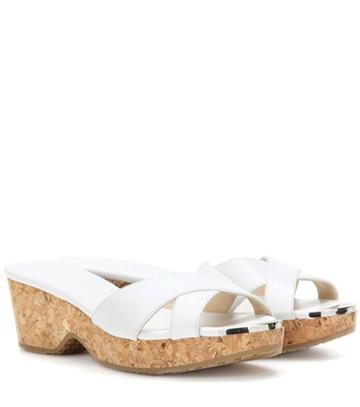 Jimmy Choo Panna Leather Mules