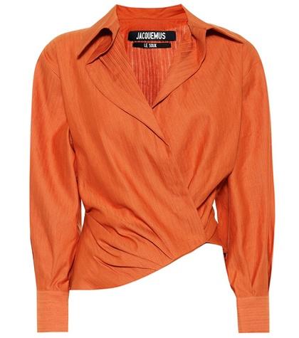 Msgm Sabah Asymmetric Shirt