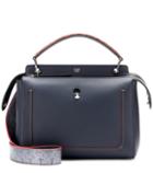 Saint Laurent Dotcom Embellished Leather Shoulder Bag