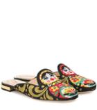 Charlotte Olympia Needlepoint Matryoshka Slippers