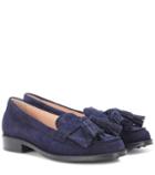 Tod's Suede Tassel Loafers