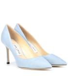 7 For All Mankind Romy 85 Suede Pumps