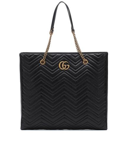 Gucci Gg Marmont Large Leather Tote