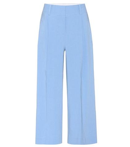 Diane Von Furstenberg Linen-blend Trousers