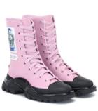Palm Angels Kids Rs Detroit High-top Sneakers