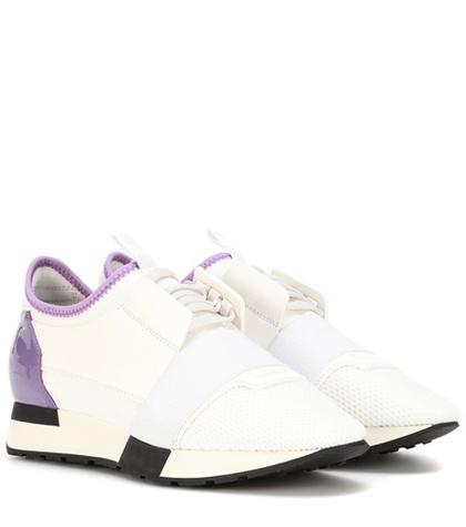 Balenciaga Leather-trimmed Sneakers