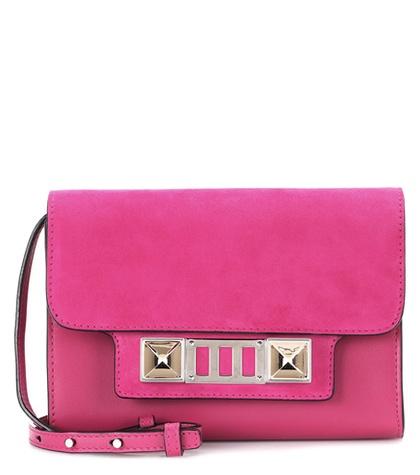 Proenza Schouler Ps11 Mini Classic Suede Shoulder Bag