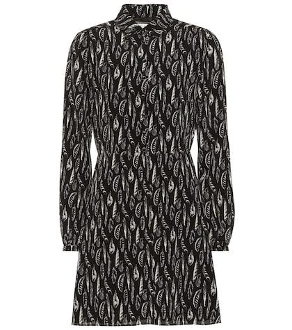 Salvatore Ferragamo Printed Silk Minidress