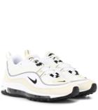 Adidas Originals Air Max 98 Leather-trimmed Sneakers