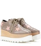 Stella Mccartney Star-print Platform Brogues