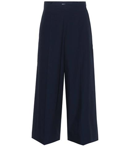 Delpozo Wide-leg Cotton Culottes
