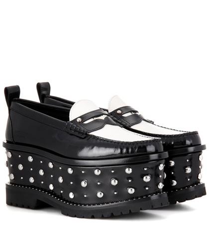 Givenchy Platform Leather Loafers