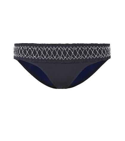 Heidi Klein Anguilla Smocked Bikini Bottoms