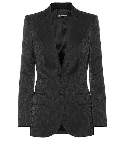 Dolce & Gabbana Satin Jacquard Blazer