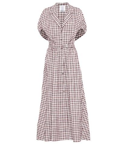 Rosie Assoulin Have The Wind On Your Back Plaid Cotton-blend Dress