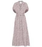 Rosie Assoulin Have The Wind On Your Back Plaid Cotton-blend Dress