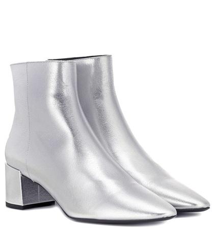 Saint Laurent Loulou 50 Leather Ankle Boots