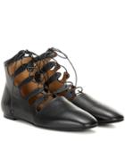 Loewe Dimitri Leather Ankle Boots