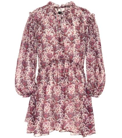 Isabel Marant Nydia Printed Silk Minidress