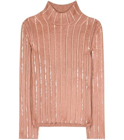 Mansur Gavriel Embellished Wool-blend Sweater