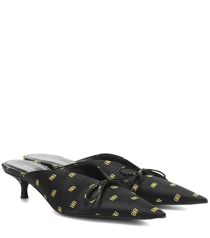 Lola Hats Bb Knife Satin Mules