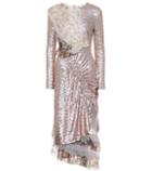 Preen By Thornton Bregazzi Baijie Metallic Sequin Dress
