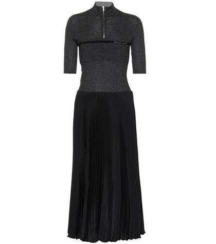 Prada Wool And Silk-blend Dress