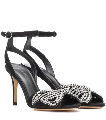Isabel Marant Abelly Embellished Suede Sandals