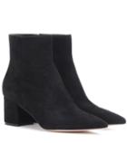 Gianvito Rossi Piper 60 Suede Ankle Boots