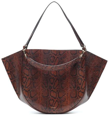 Dior Sunglasses Mia Snake-effect Leather Tote