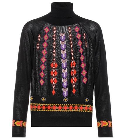 Etro Wool And Silk-blend Sweater