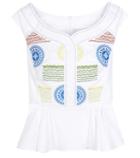 Peter Pilotto Iris Embroidered Top