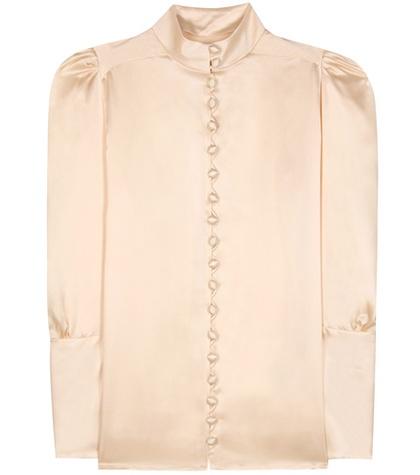 Hillier Bartley Silk Satin Blouse