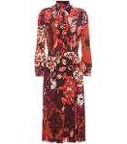 Mcq Alexander Mcqueen Liv Printed Silk Dress
