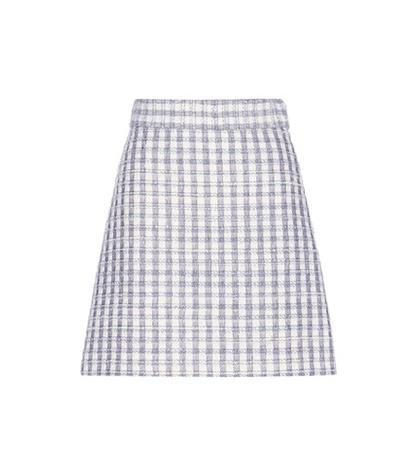 Miu Miu Wool-blend Tweed Skirt
