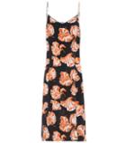 Ganni Geroux Floral-printed Silk Slip Dress