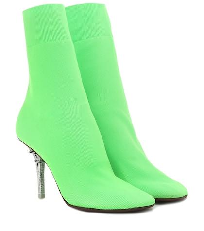 Vetements Eiffel Tower Sock Ankle Boots