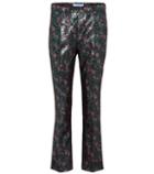 Prada Brocade Cropped Trousers