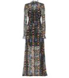 Preen By Thornton Bregazzi Ammeline Silk-blend Gown