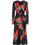 Diane Von Furstenberg Printed Silk-satin Dress