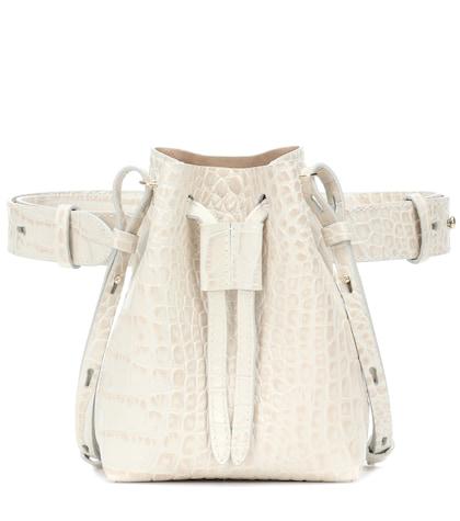 Nanushka Minee Faux Leather Bucket Bag